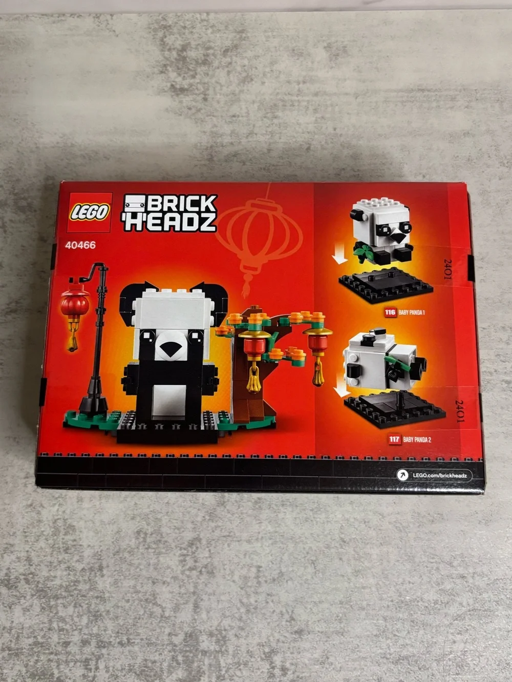 Lego BrickHeadz Chinese New Year Pandas Set (#40466)